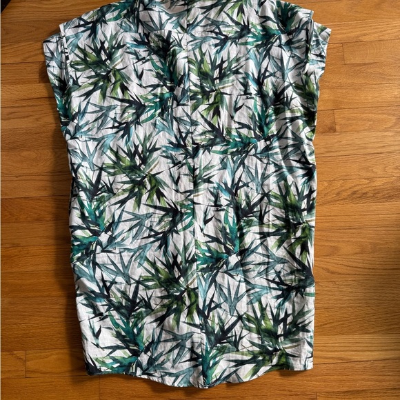 Jim Thompson Linen Boxy Midi Dress Bamboo Print. Size ?S? - Picture 10 of 16
